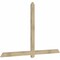 Ekena Millwork Eugene Rough Sawn Timber Gable Bracket, Douglas Fir, 84"W x 53"H x 2"D x 4"F, 15/12 Pitch GBW084X53X0204EUG00RDF - alternate 2